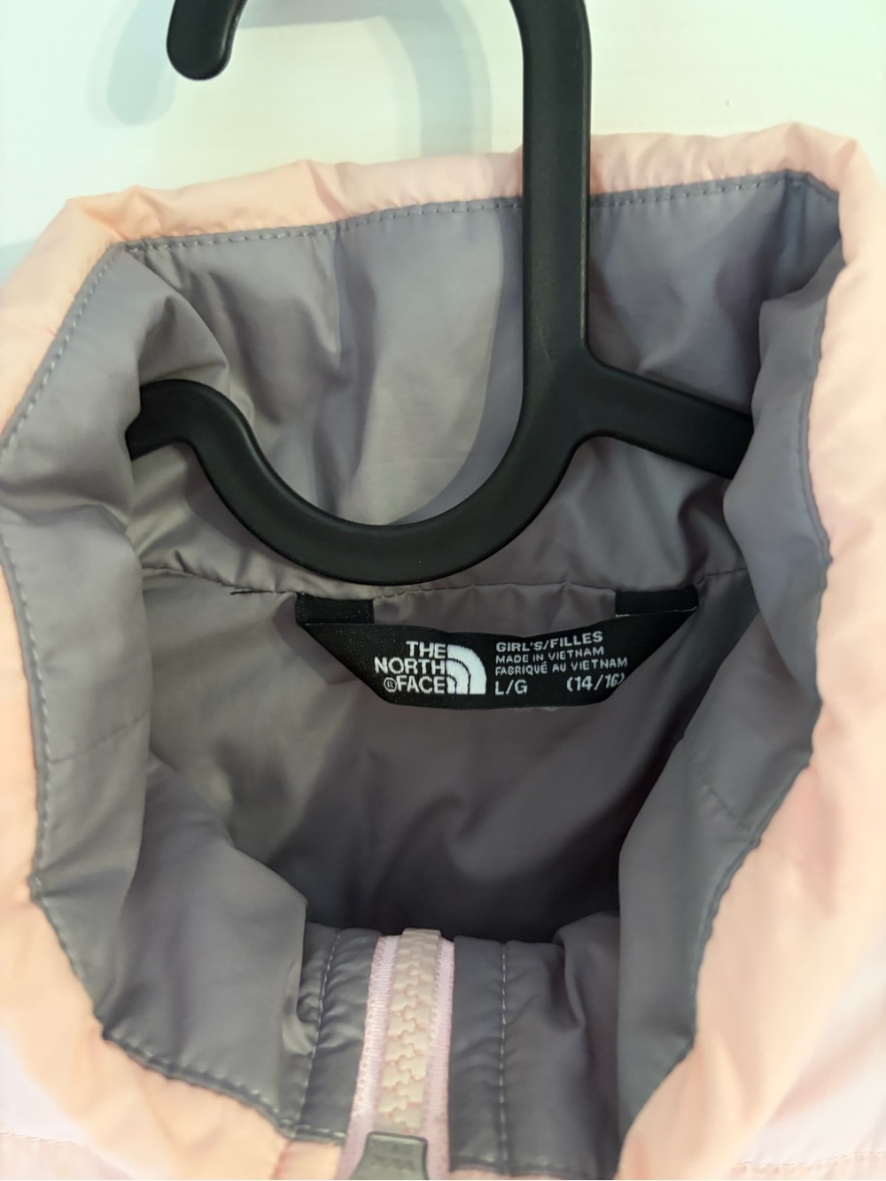 The North Face Light Pink Quilted Packable Puffer Jacket - Picture 2 of 6